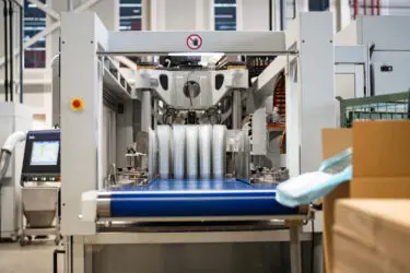 Machine voor bakjes
